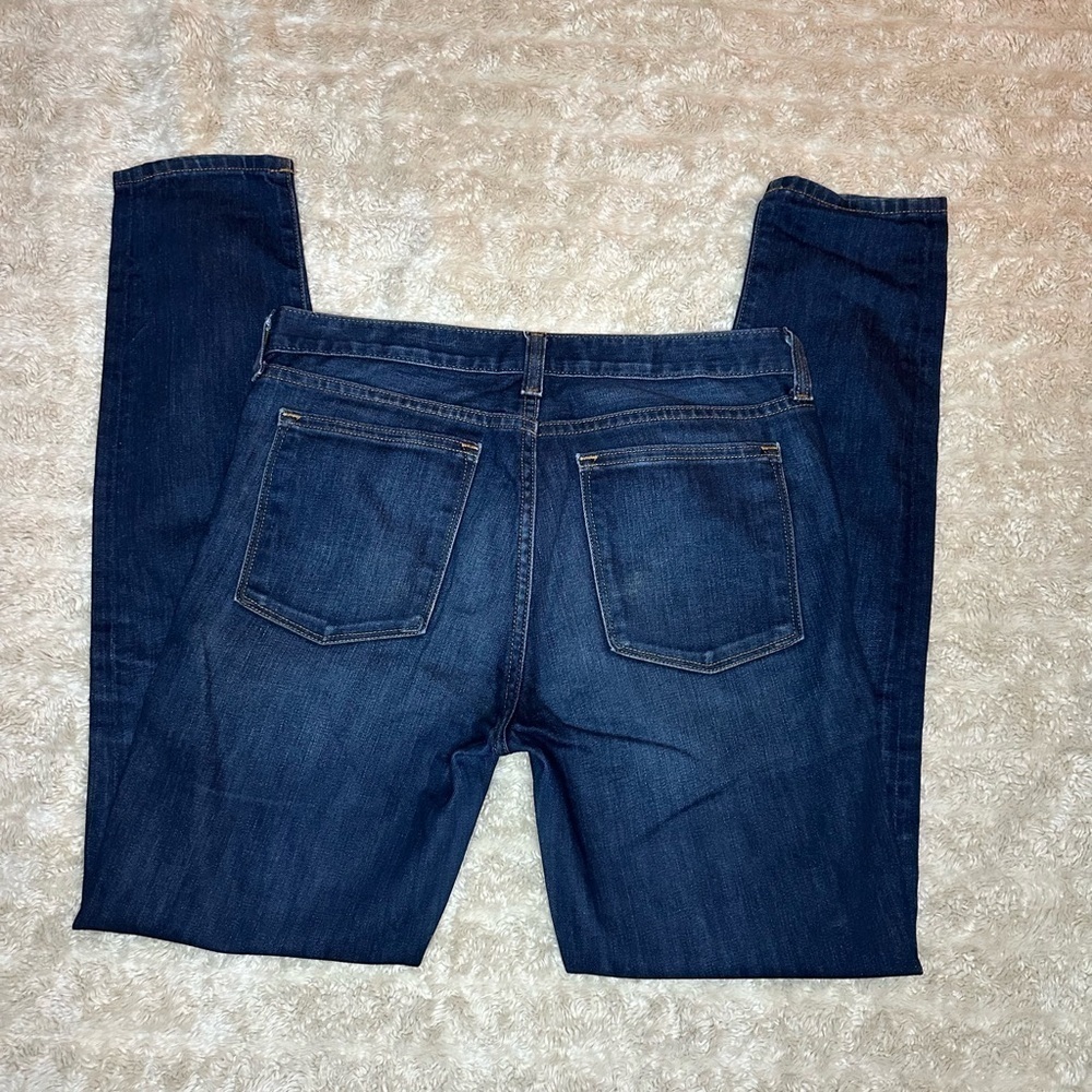 J. Crew classic medium/dark wash Midrise Toothpick skinny jeans Size 28 - Picture 5 of 5